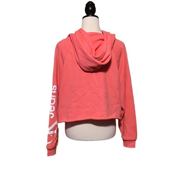 Calvin Klein Jeans Pink Oversized Cropped Hoodie M - Picture 5 of 8